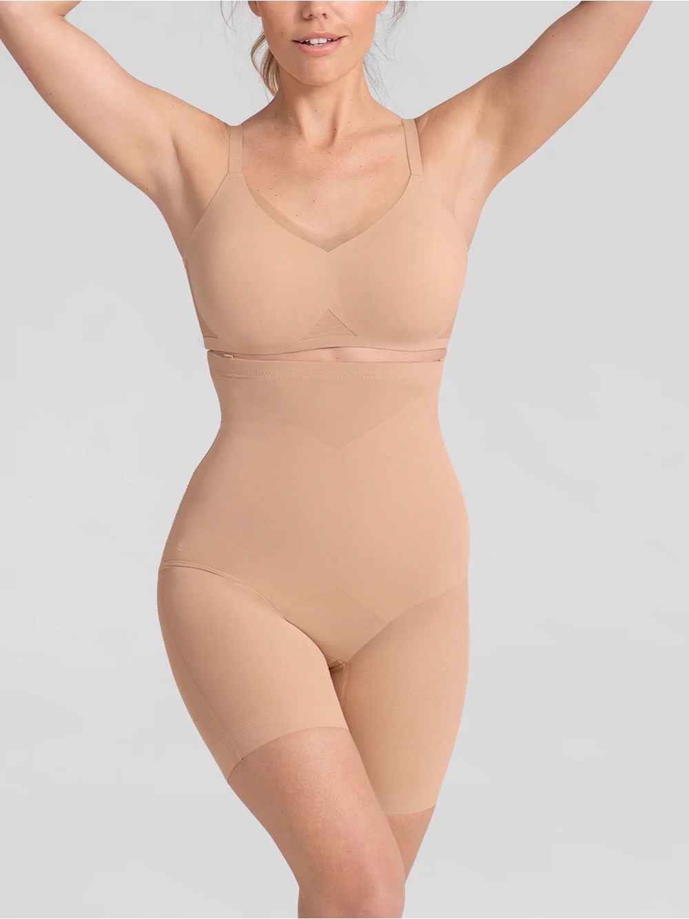 Honeylove SuperPower Short Shapewear Compression Nude